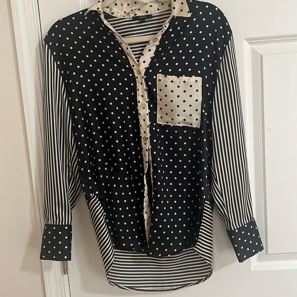 Drew Polka Dot / Striped Blouse